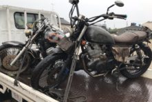 写真：浜松市南区三新　バイク引き取り　２台　ボロボロ