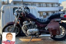 写真：バイク買取　イントルーダー750 不動車両　昭和のバイク　５分で商談成立